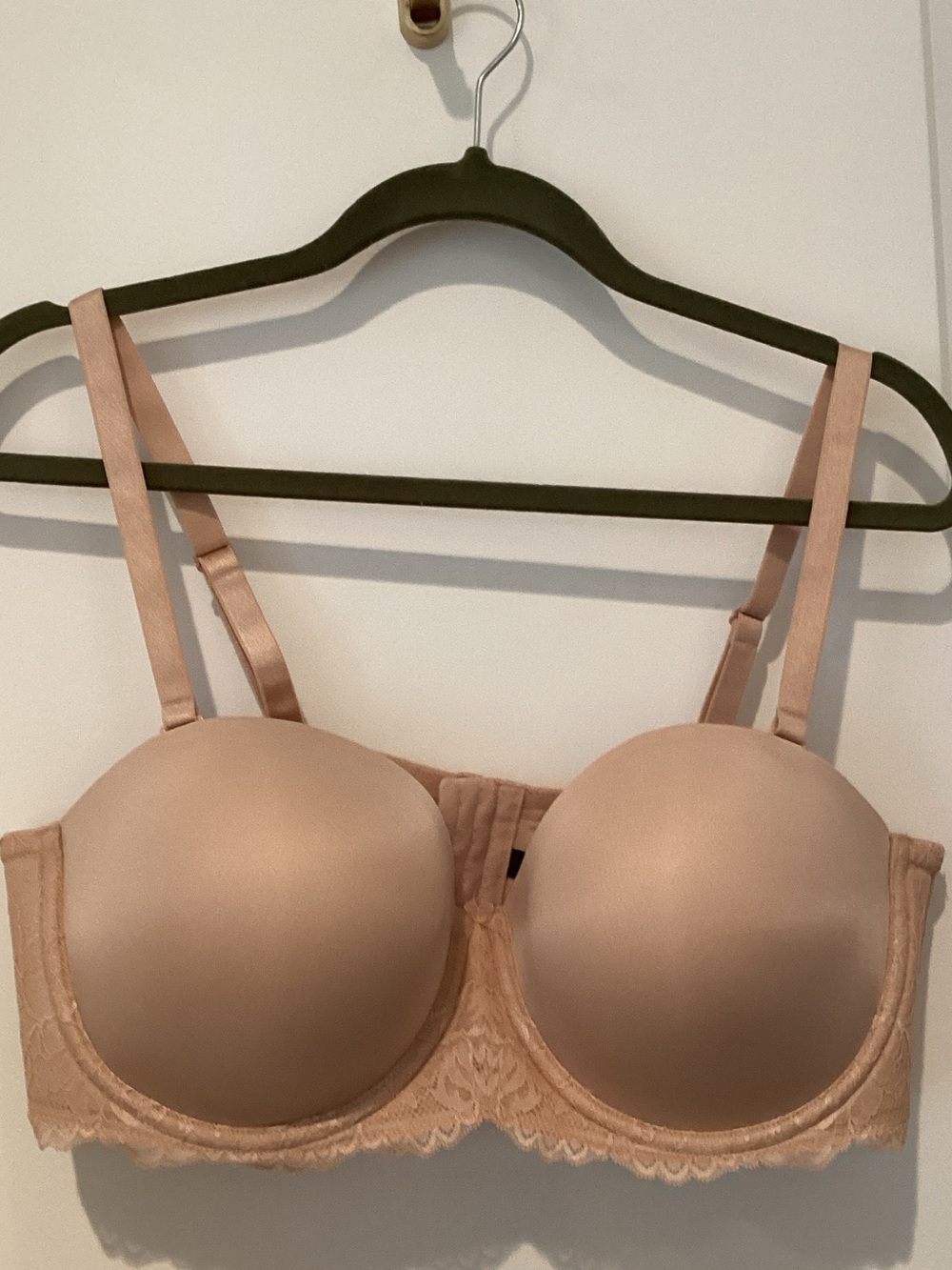 Everyday Nude Lace-Trim Molded T-Shirt Bra
